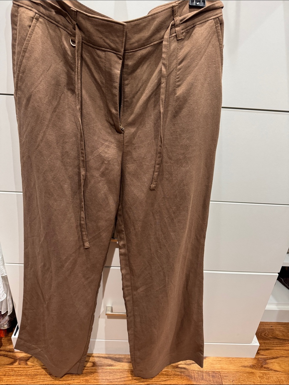 LOFBrown Drawstring Chinos